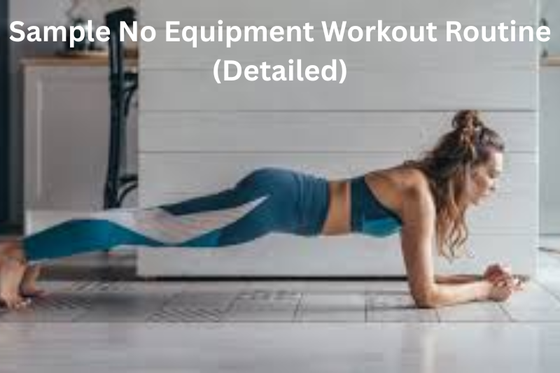 Sample No Equipment Workout Routine (Detailed)